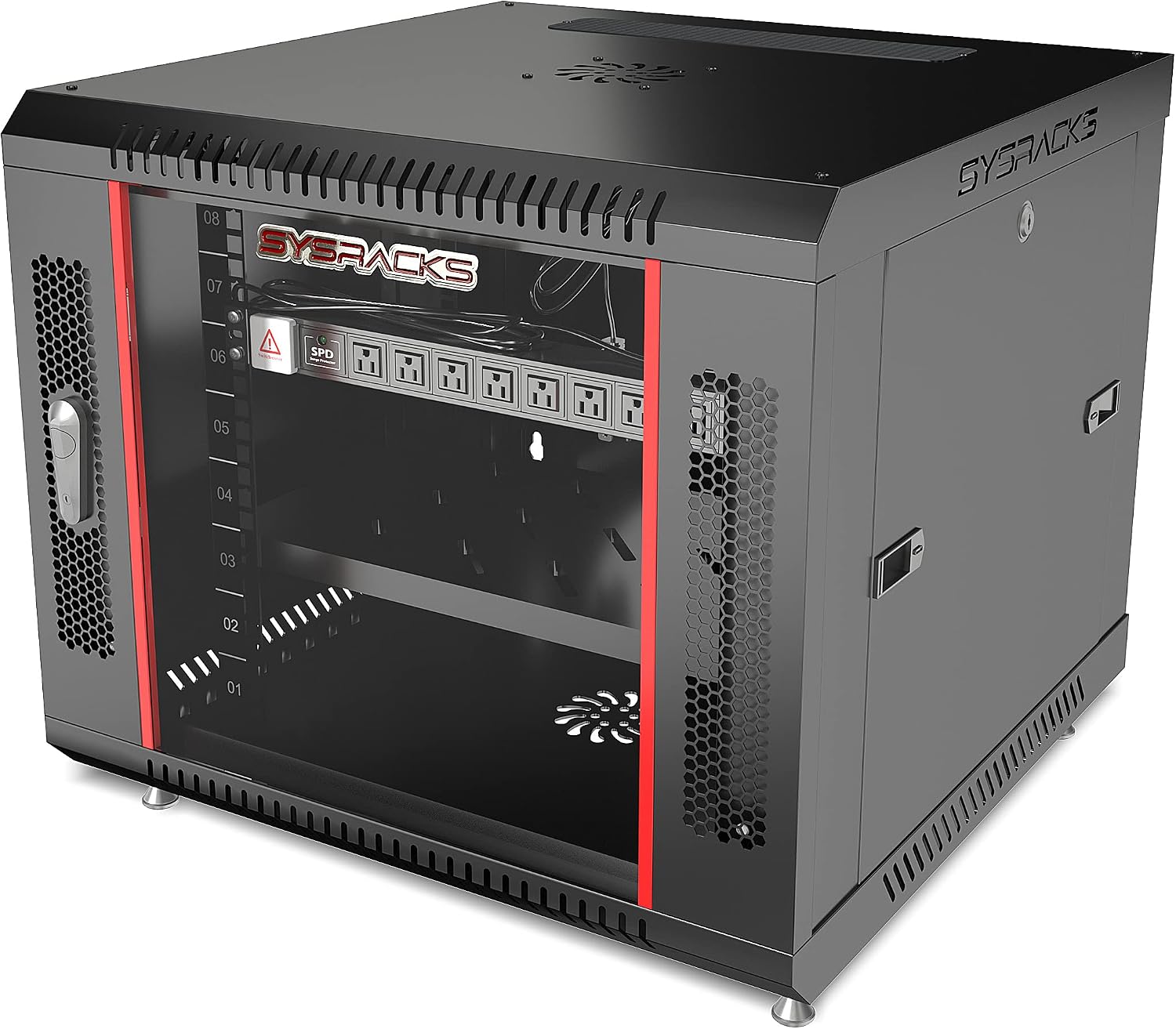 Wall‑mount server rack cabinet